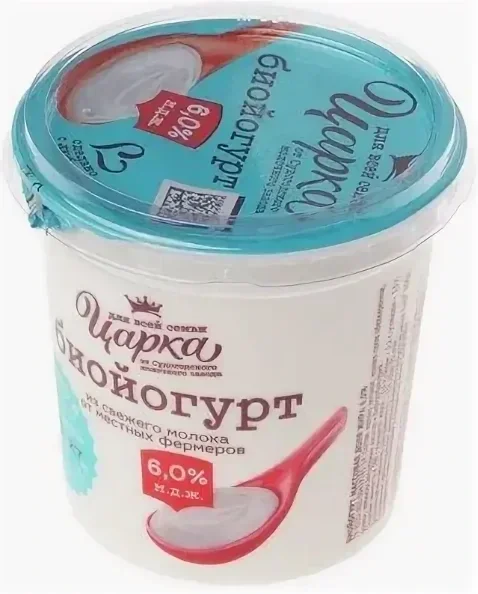 Биойогурт Царка 6% 400 г