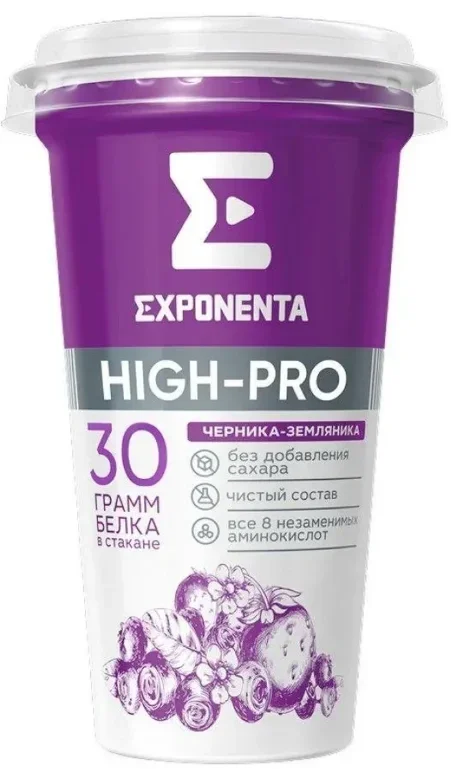 Exponenta HIGH-PRO 250 г черника-земляника