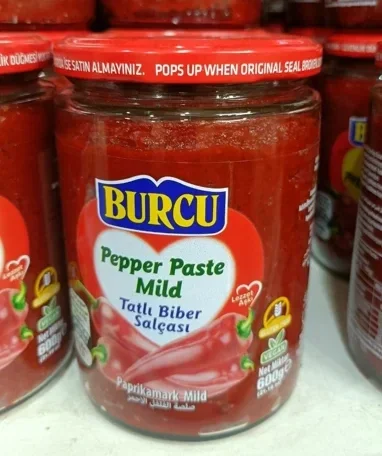 Паста из сладкого перца Burcu Mild 600 г