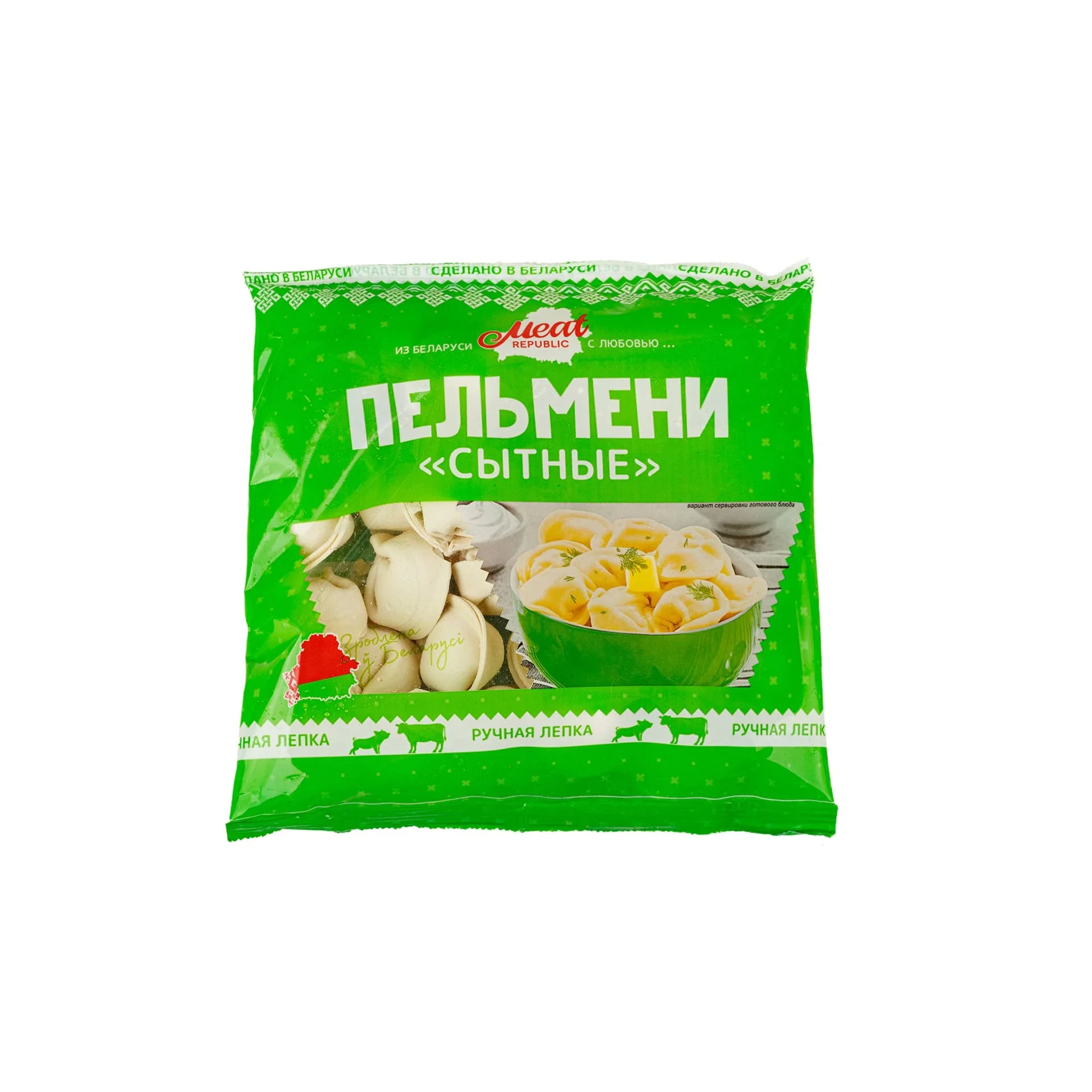 Пельмени из свинины и говядины Сытные п/ф зам. Meat Republic 400 г