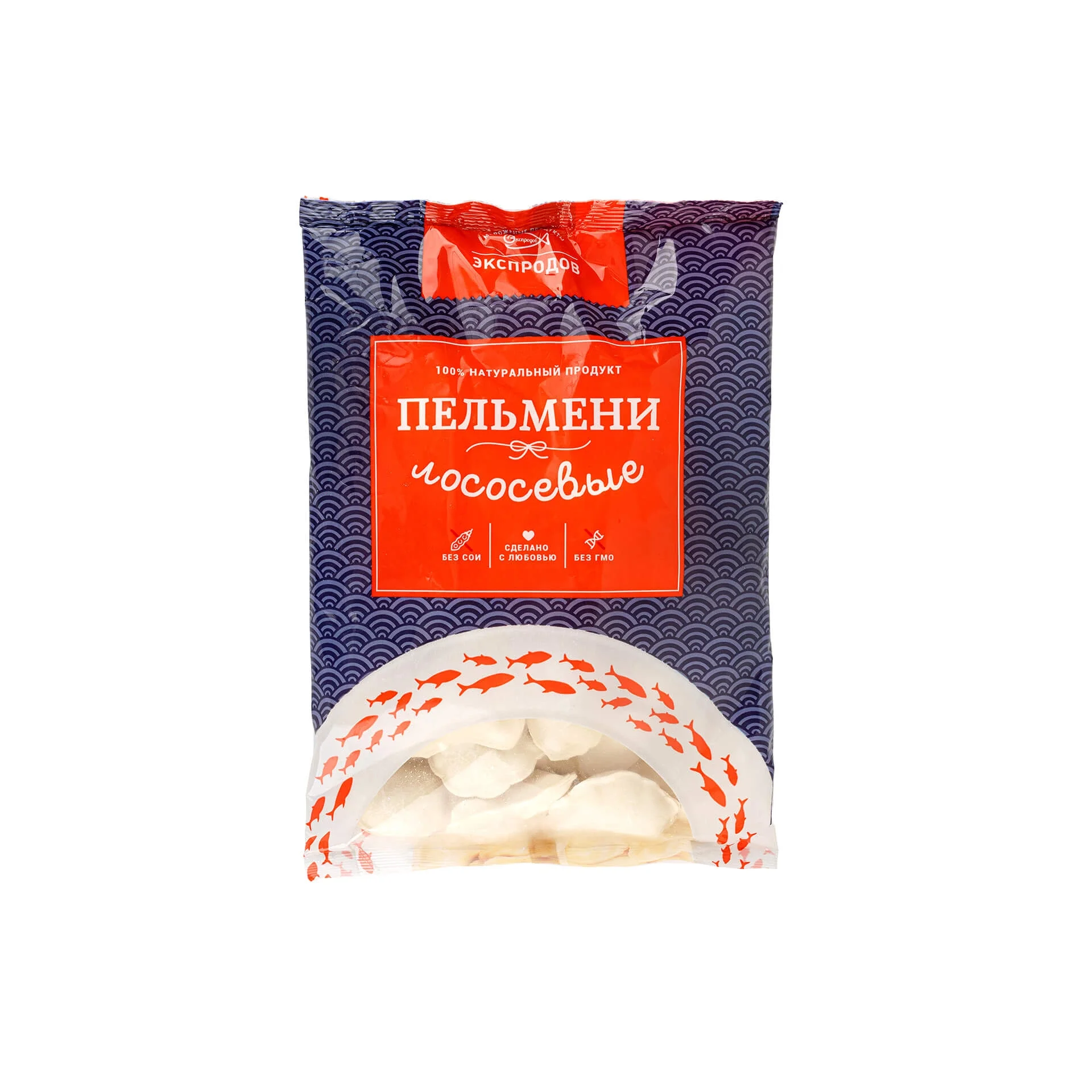 Пельмени рыбные лососевые (из горбуши) п/ф зам. Экспродов 500 г