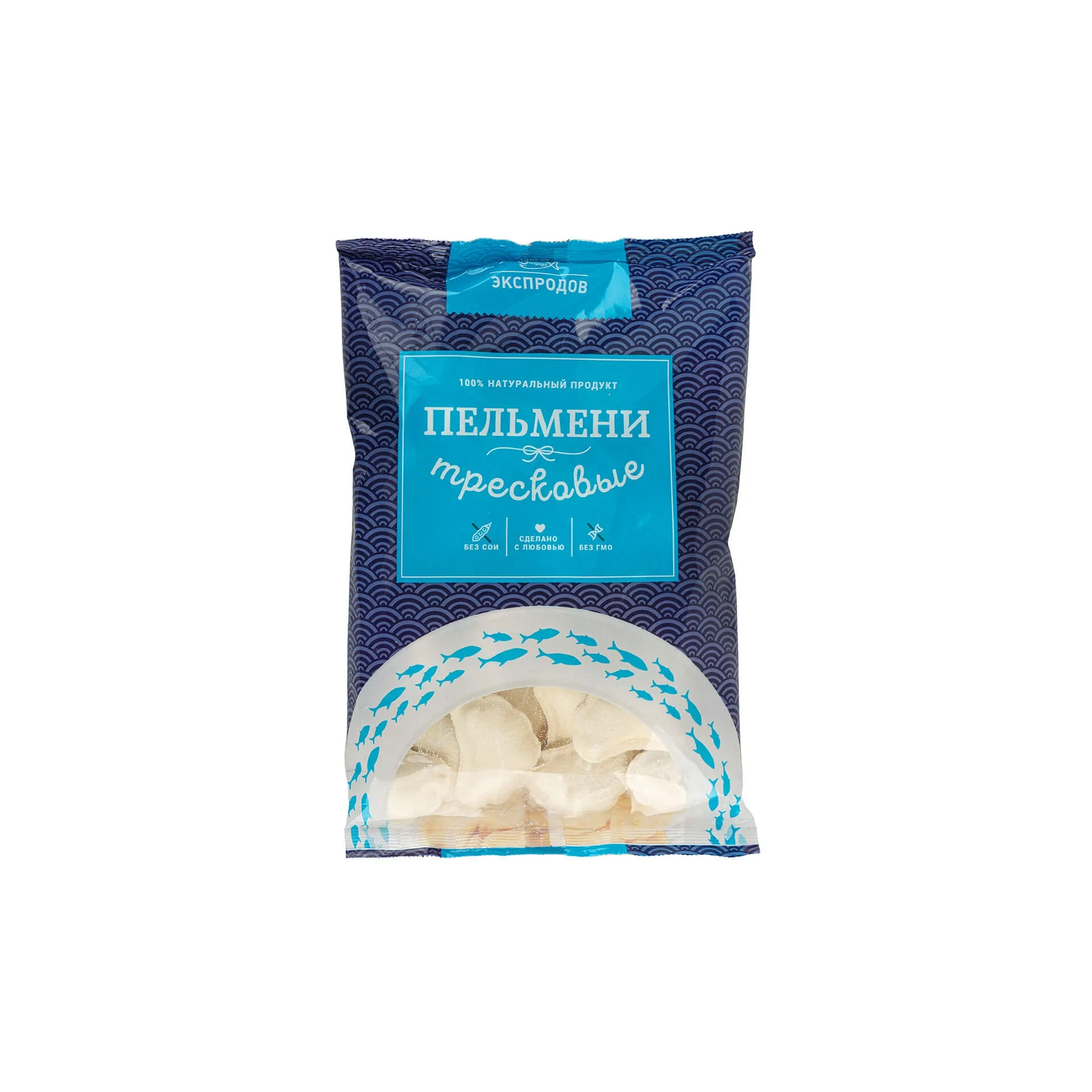 Пельмени рыбные тресковые (из минтая) п/ф зам. Экспродов 500 г