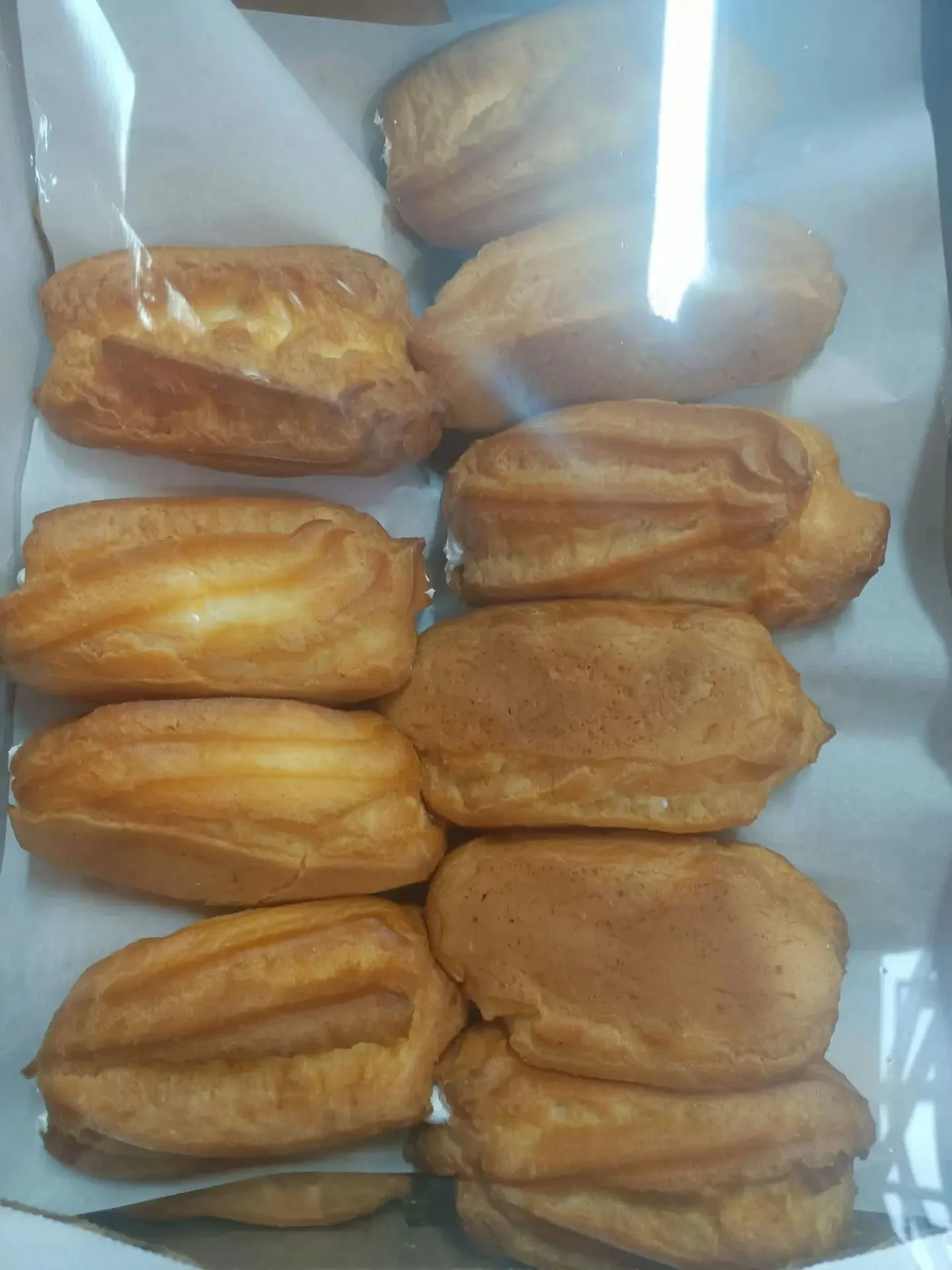 Пирожные Эклер со сливками 1,7 кг