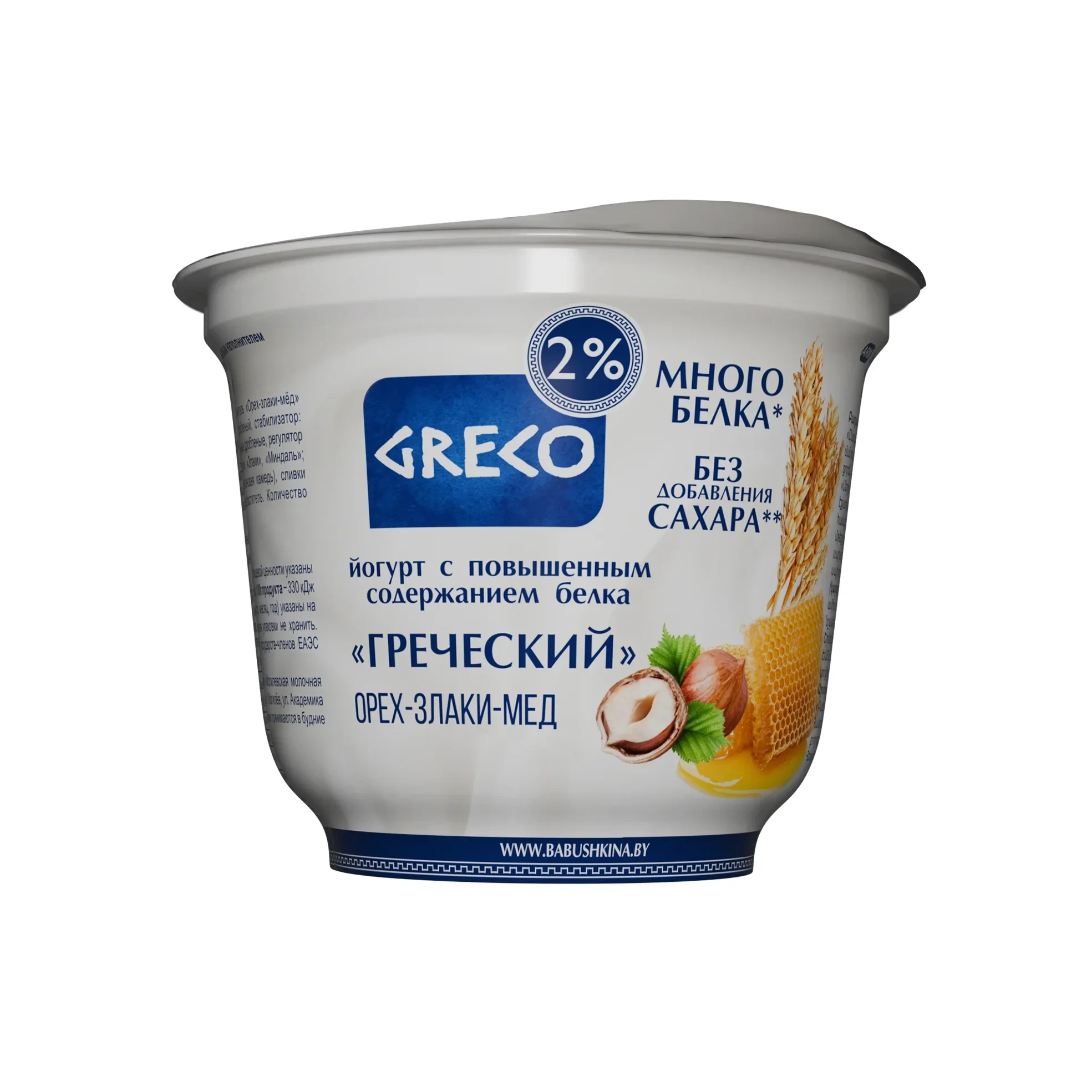 Йогурт Греческий Орехи-злаки-мед ECO GRECO 230 г