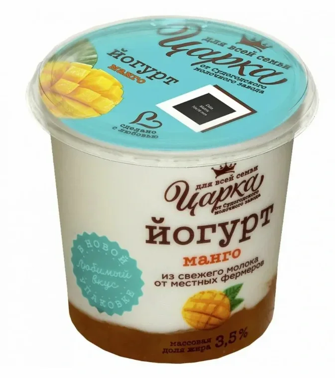 Йогурт Царка 3,5% 400 г манго