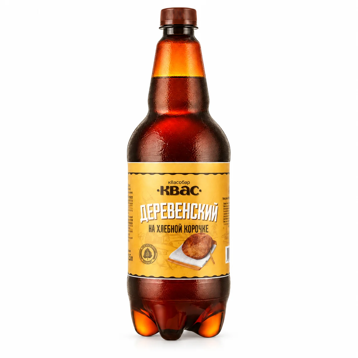 Квас Квасовар Деревенский 1,5 л
