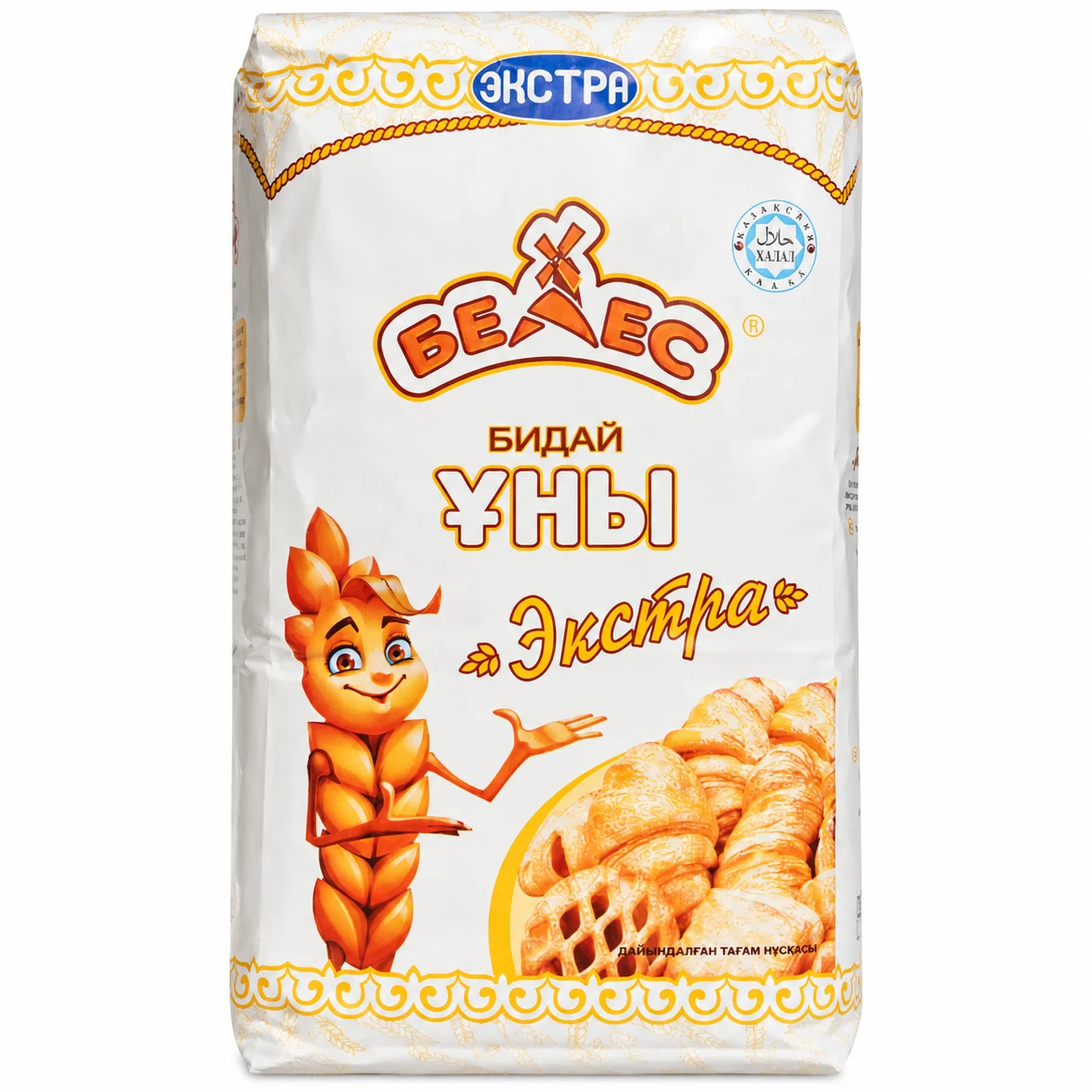 Мука пшеничная Белес Экстра 2 кг