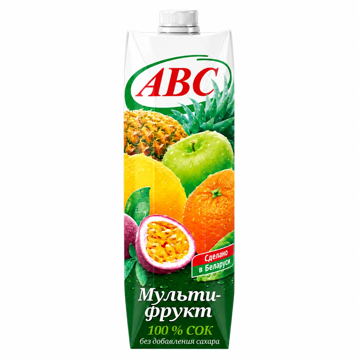 Сок мультифруктовый 100% ABC 1 л