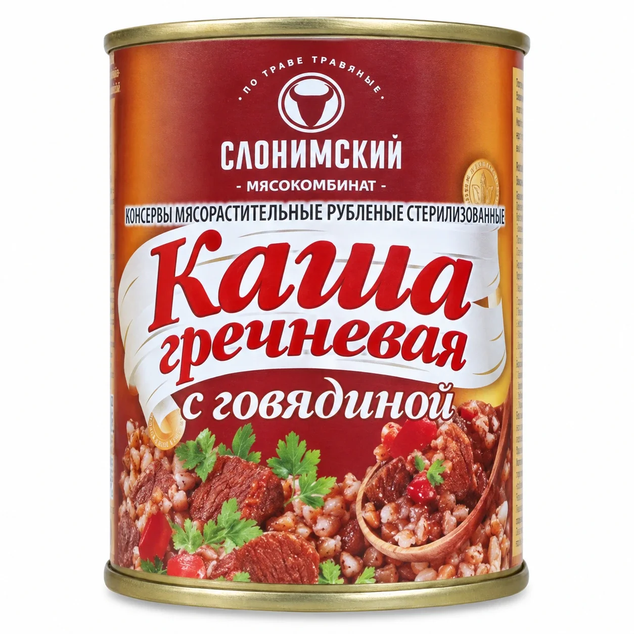 Каша гречневая с говядиной Слоним 340 г