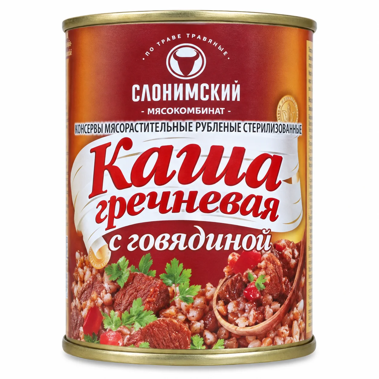 Каша гречневая с говядиной Слоним 340 г