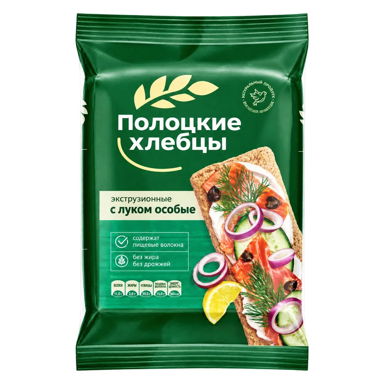 Хлебцы Полоцкие с луком 80 г