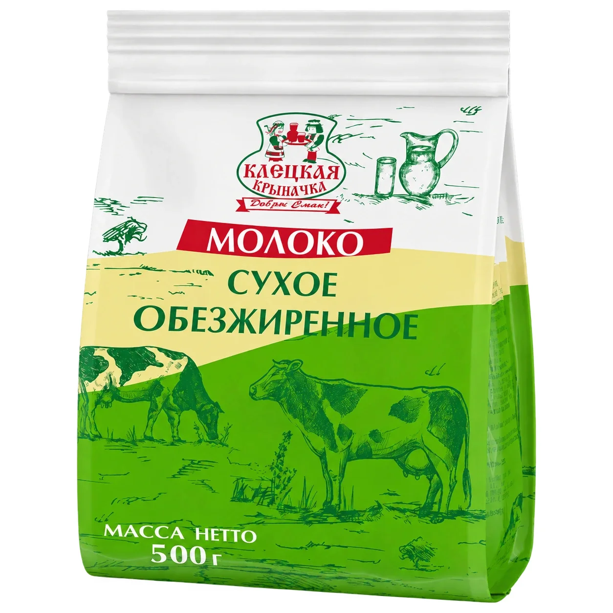 Молоко сухое обезжиренное Клецкая крыначка 500 г