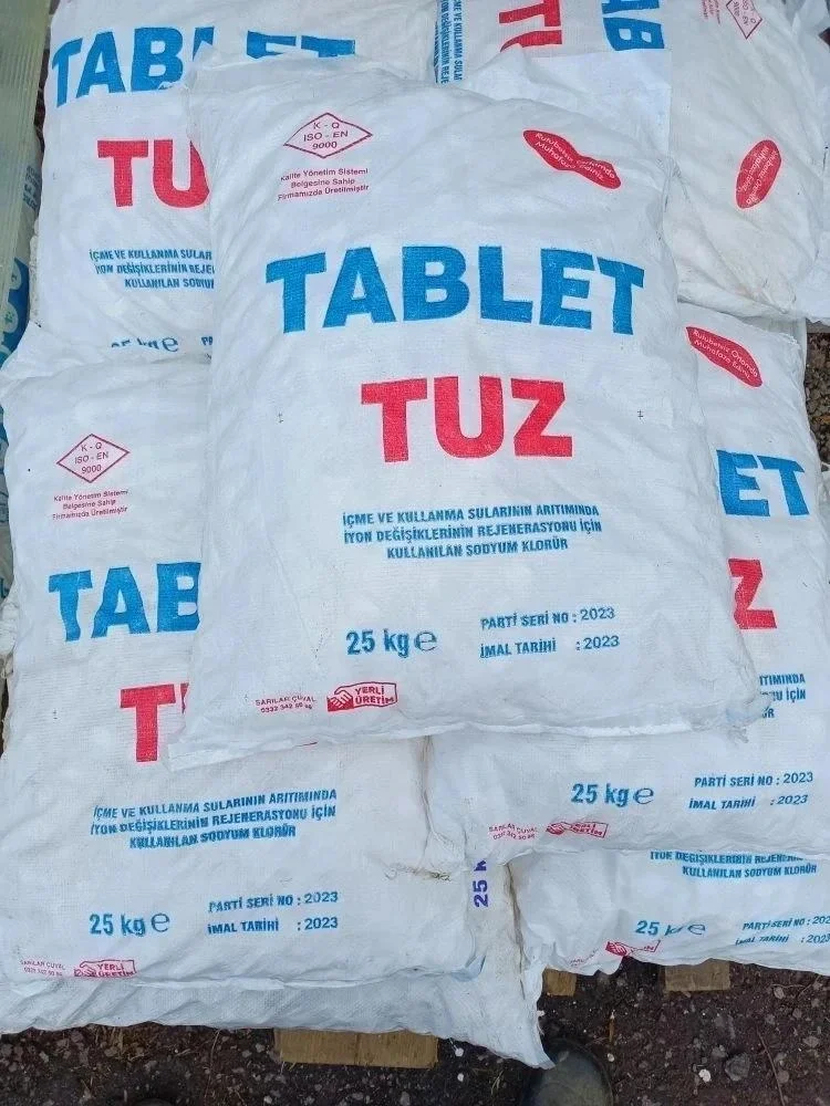 Соль таблетированная Tablet Tuz 25 кг для водоочистки Турция