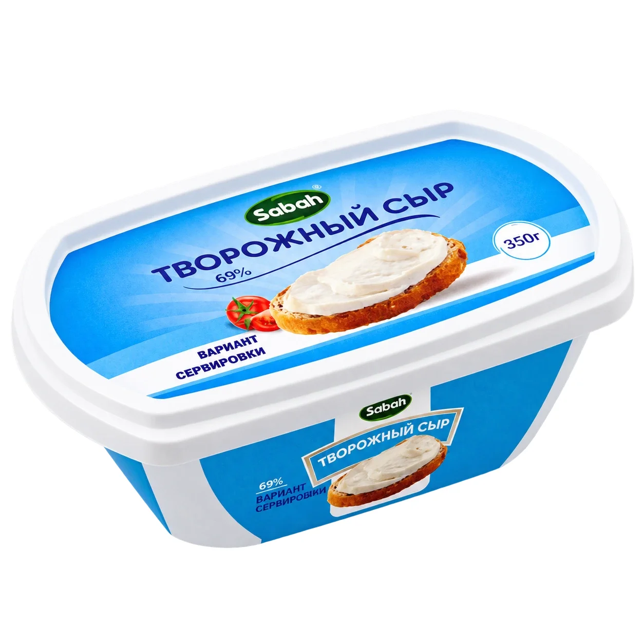 Творожный крем сыр Sabah 69% 300 г, Иран