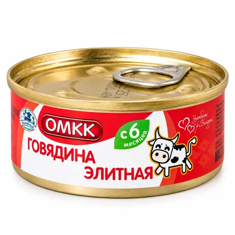 Консервы мясные детские говядина элитная 100 г