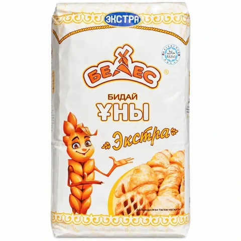 Мука пшеничная Белес Экстра 2 кг