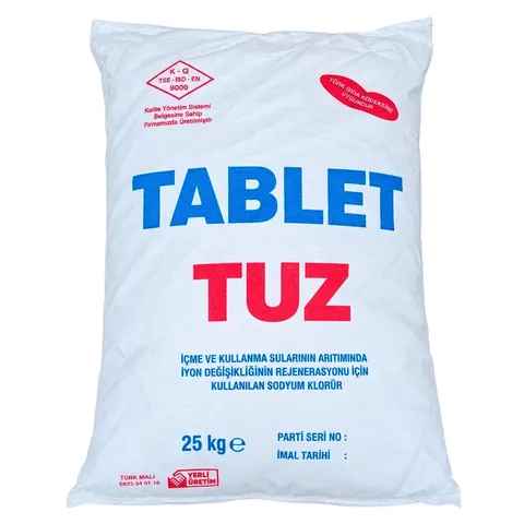 Соль таблетированная Tablet Tuz 25 кг для водоочистки Турция