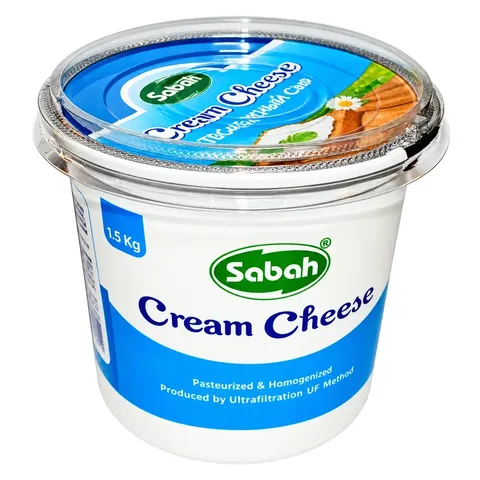 Творожный крем сыр Sabah Cream Cheese 69% 1,5 кг, Иран